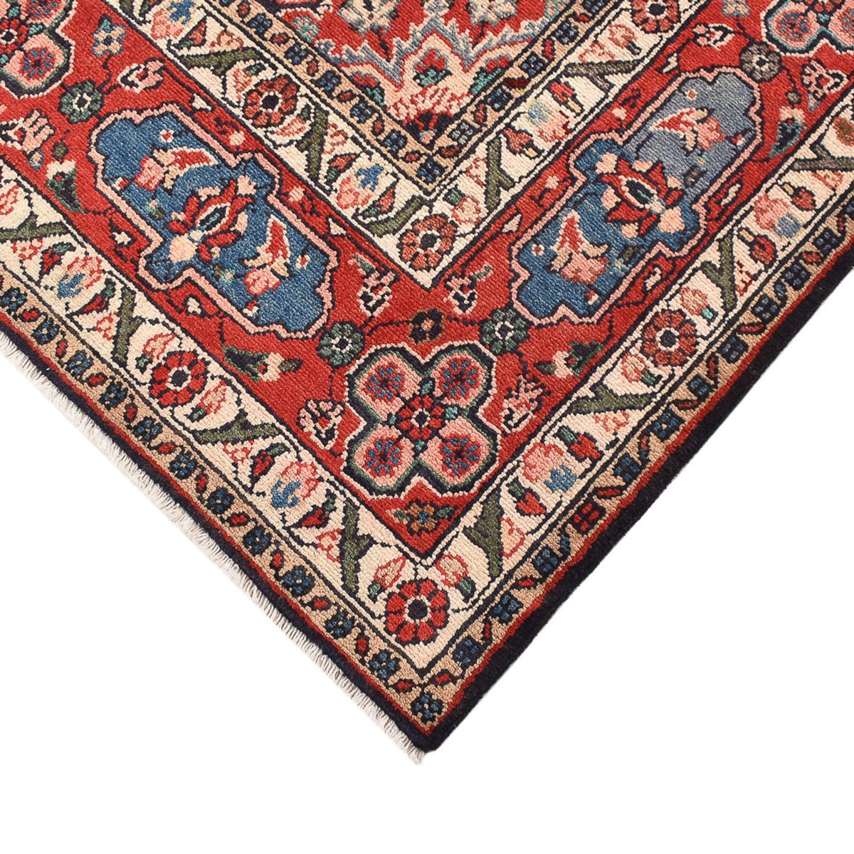 Tapis persan - Nomadic - 340 x 203 cm - rouge foncé