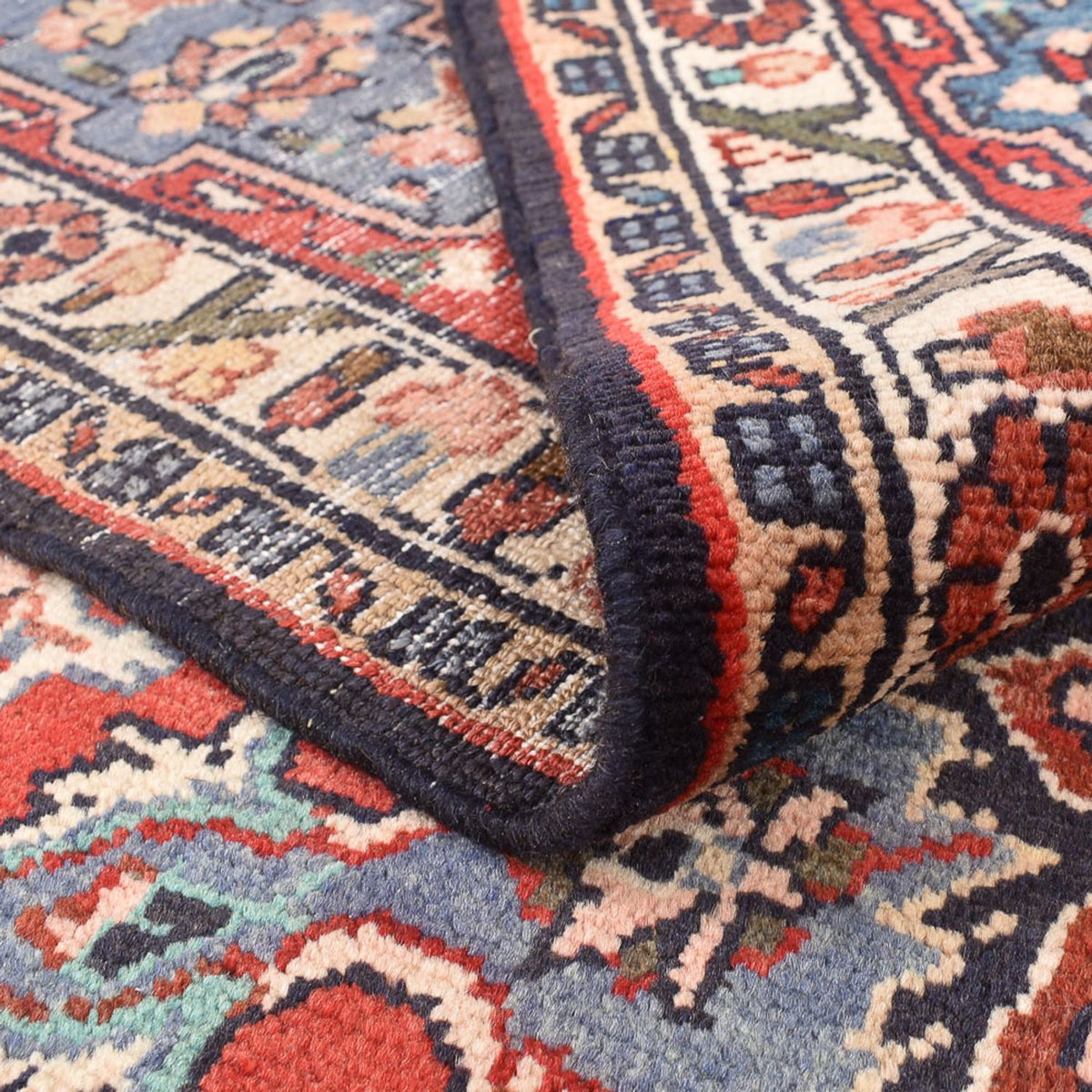 Tapis persan - Nomadic - 340 x 203 cm - rouge foncé