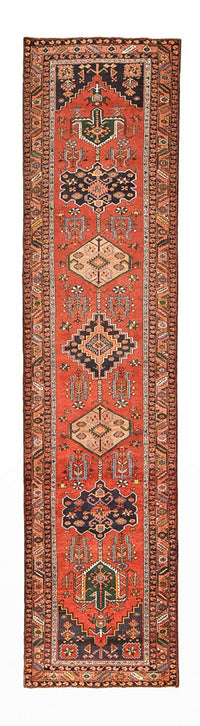 Tapis de couloir Tapis persan - Nomadic - 445 x 105 cm - rouge clair