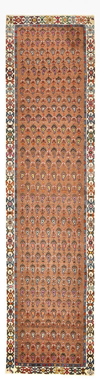 Tapis de couloir Tapis persan - Nomadic - 400 x 98 cm - rouille