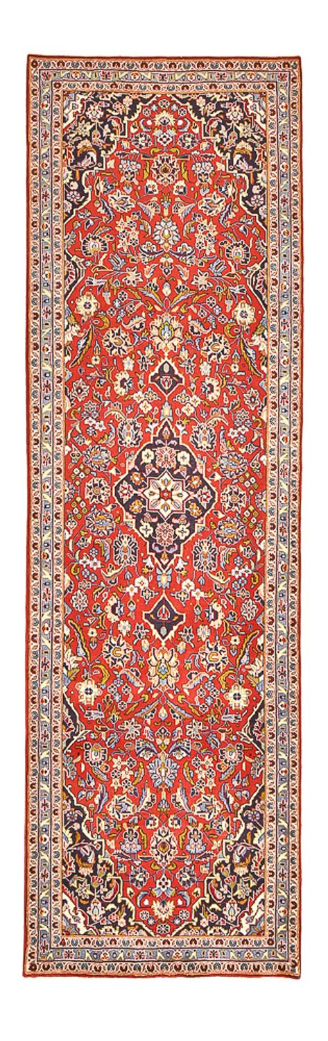 Tapis de couloir Tapis persan - Keshan - 332 x 102 cm - rouge