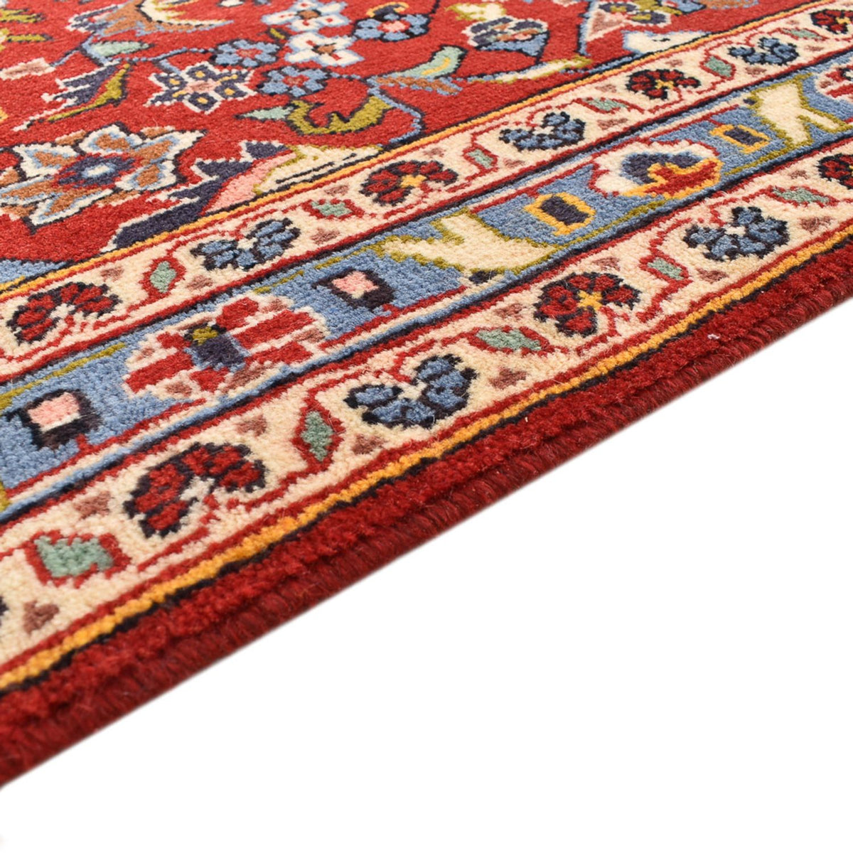 Tapis de couloir Tapis persan - Keshan - 332 x 102 cm - rouge