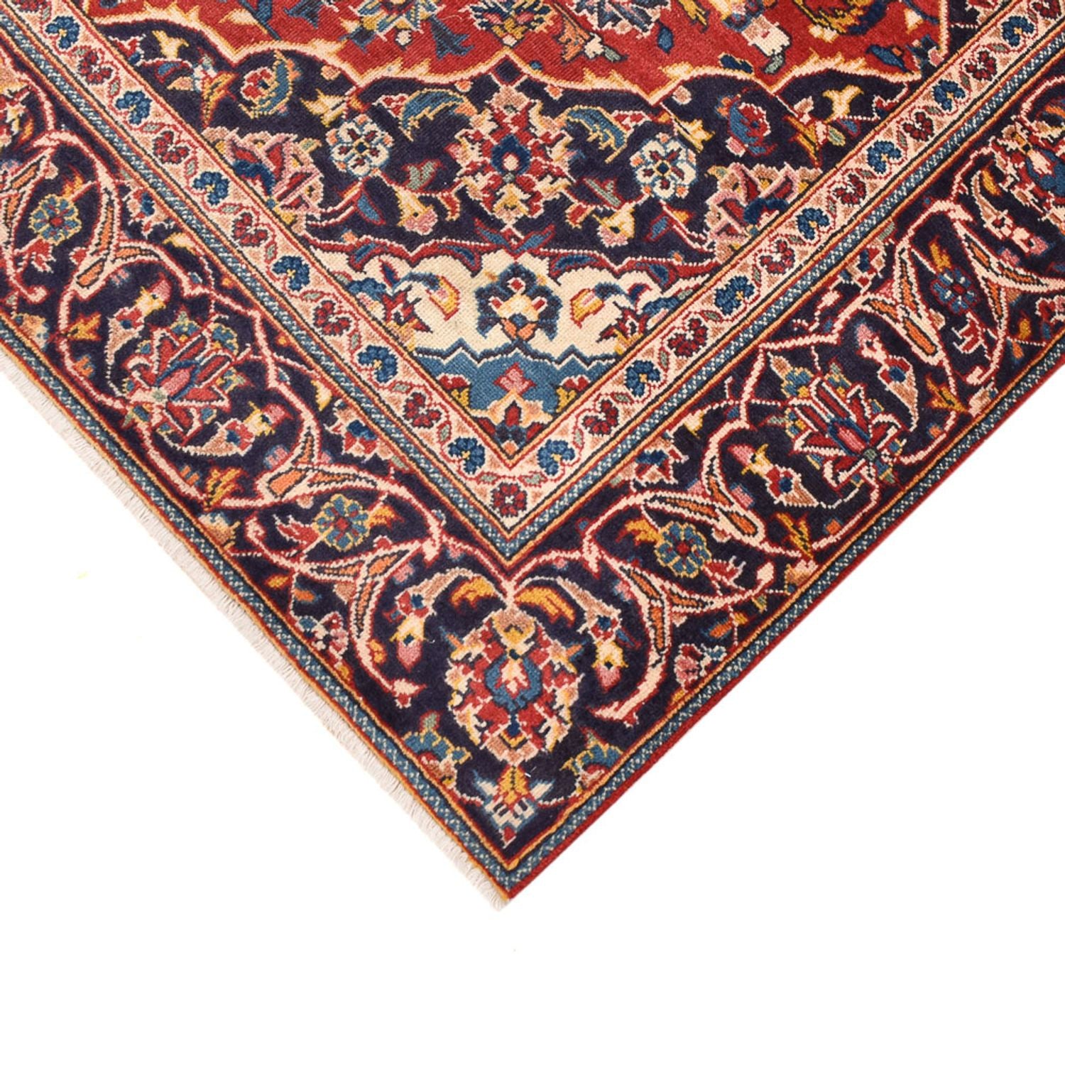Tapis persan - Keshan - 243 x 140 cm - rouge