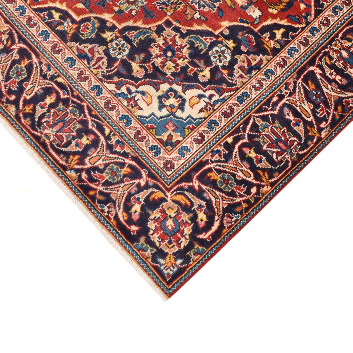 Tapis persan - Keshan - 243 x 140 cm - rouge