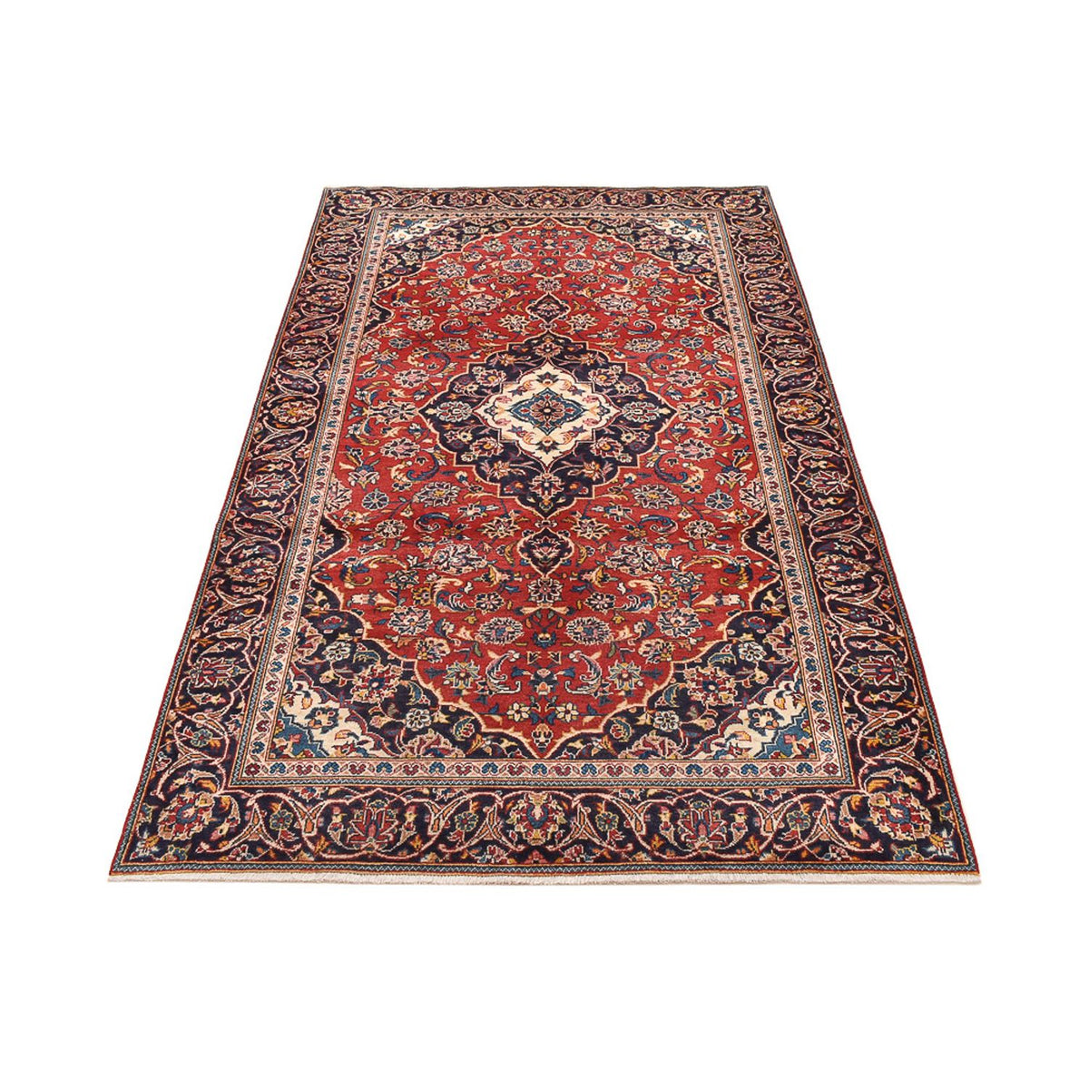 Tapis persan - Keshan - 243 x 140 cm - rouge