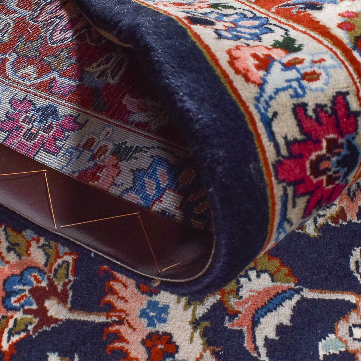 Tapis persan - Classique - 355 x 257 cm - marron foncé