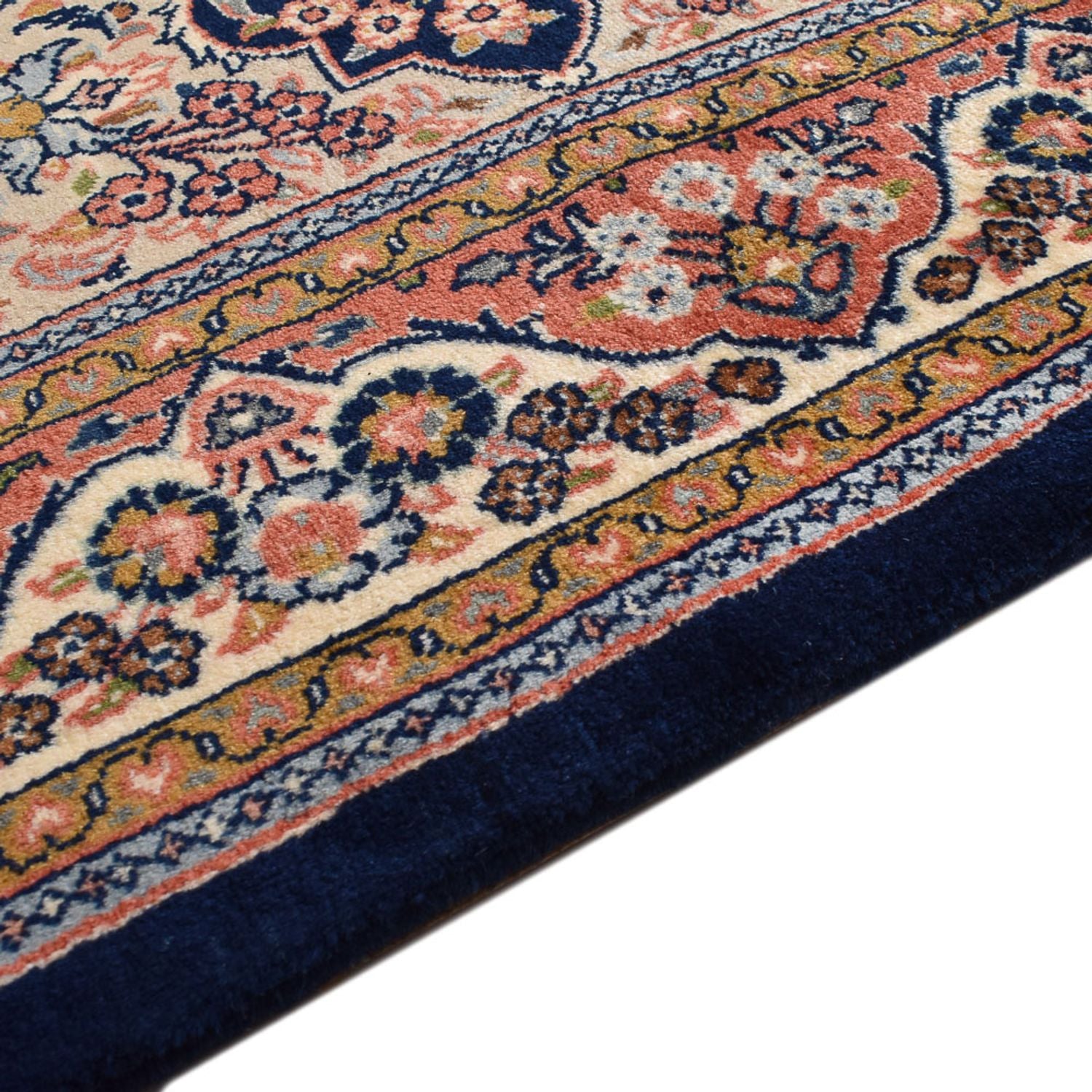 Tapis persan - Keshan - 206 x 140 cm - multicolore
