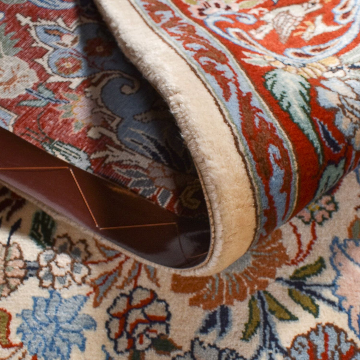 Tapis persan - Keshan - 373 x 259 cm - sable