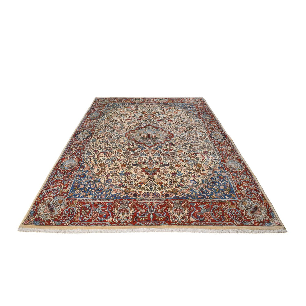Tapis persan - Keshan - 373 x 259 cm - sable
