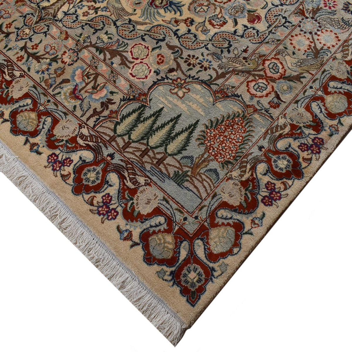 Tapis persan - Keshan - 301 x 201 cm - sable