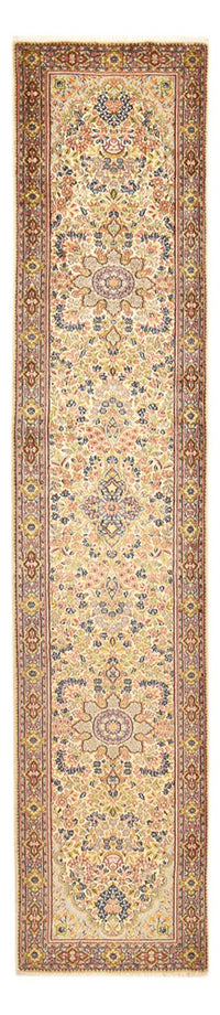 Tapis de couloir Tapis persan - Royal - 385 x 79 cm - beige clair