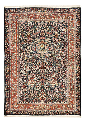 Tapis persan - Classique - 259 x 178 cm - bleu foncé