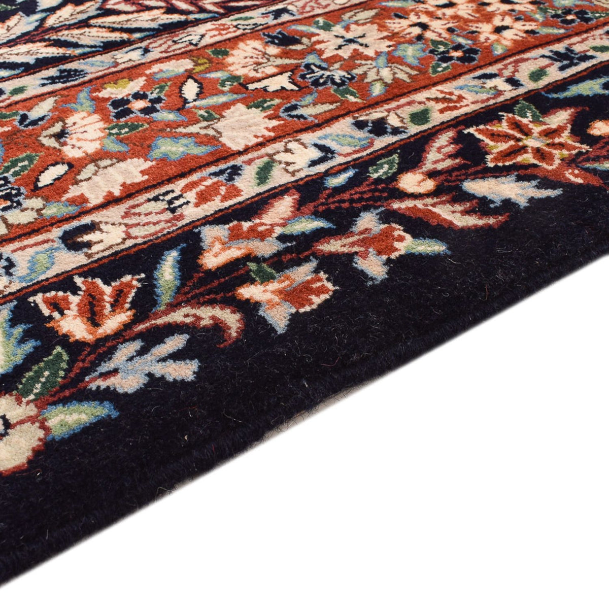 Tapis persan - Classique - 259 x 178 cm - bleu foncé