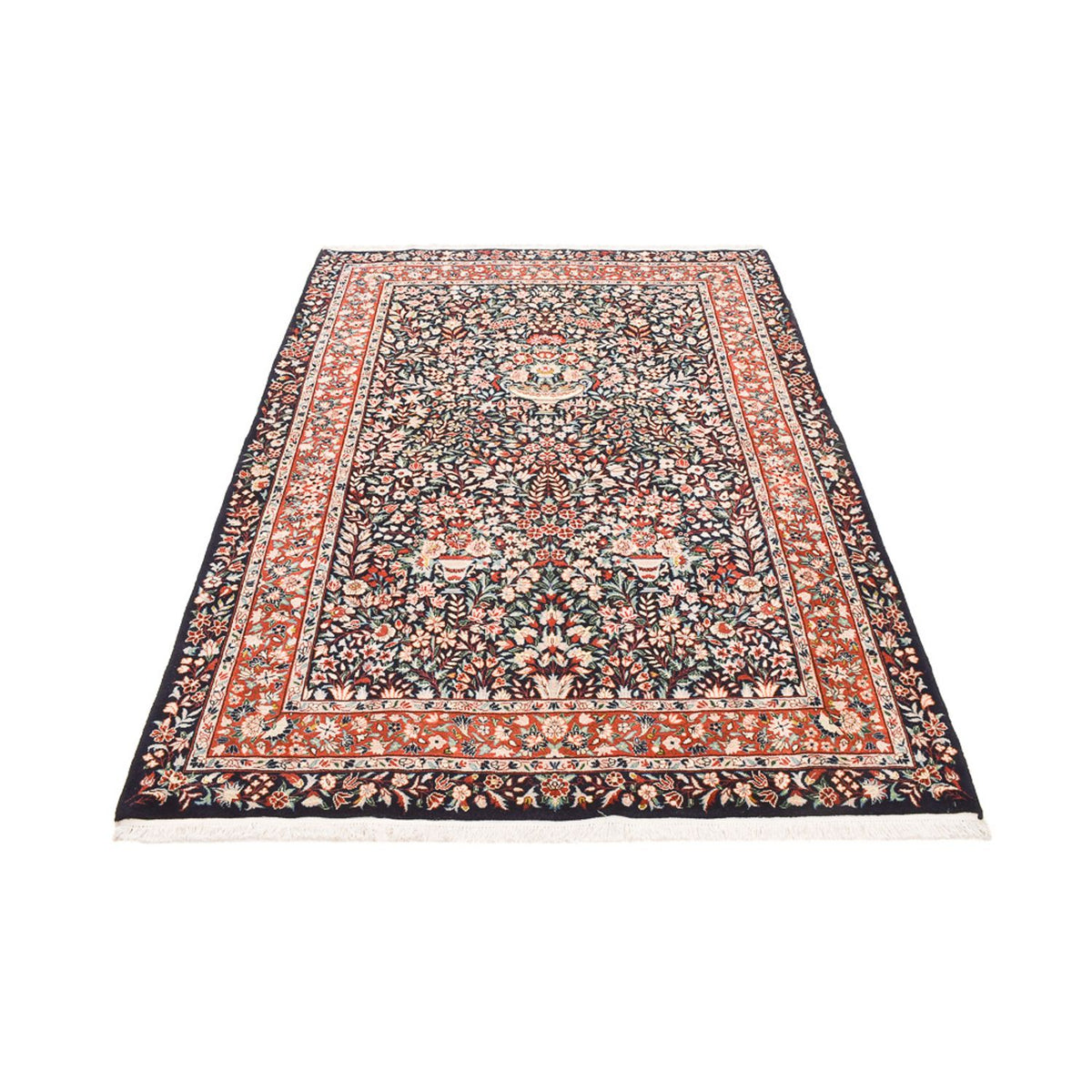 Tapis persan - Classique - 259 x 178 cm - bleu foncé