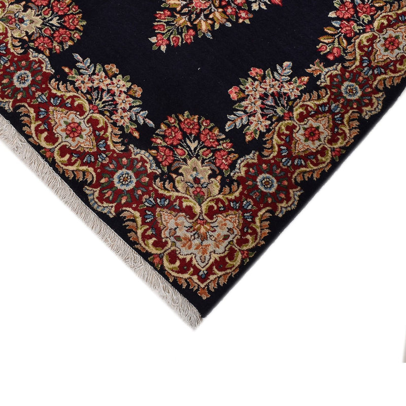 Tapis de couloir Tapis persan - Royal - 397 x 93 cm - bleu foncé