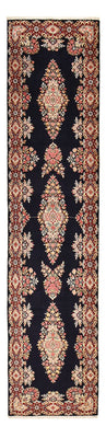 Tapis de couloir Tapis persan - Royal - 397 x 94 cm - bleu foncé
