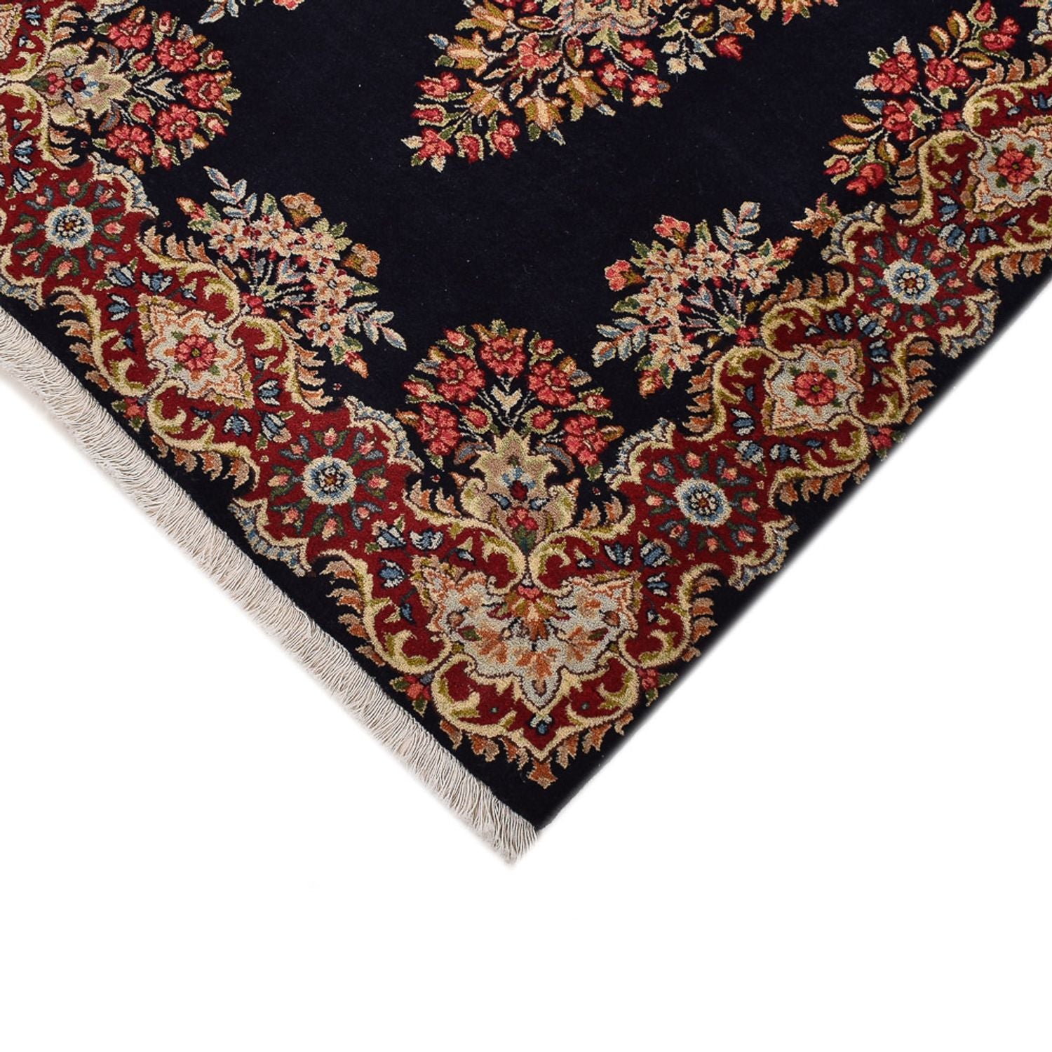 Tapis de couloir Tapis persan - Royal - 397 x 94 cm - bleu foncé