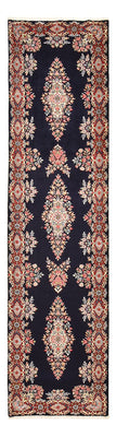 Tapis de couloir Tapis persan - Royal - 373 x 95 cm - bleu foncé