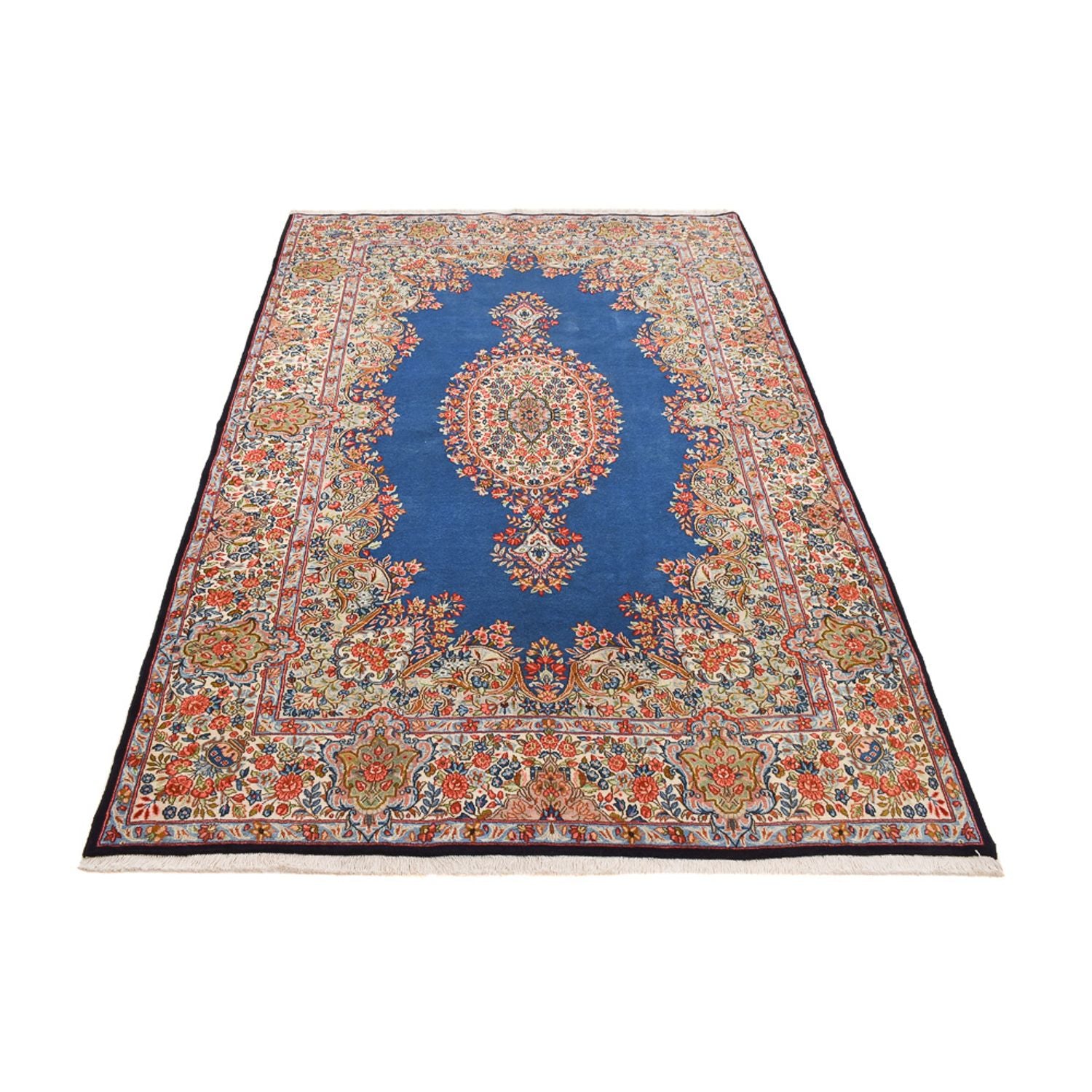 Tapis persan - Royal - 275 x 177 cm - bleu