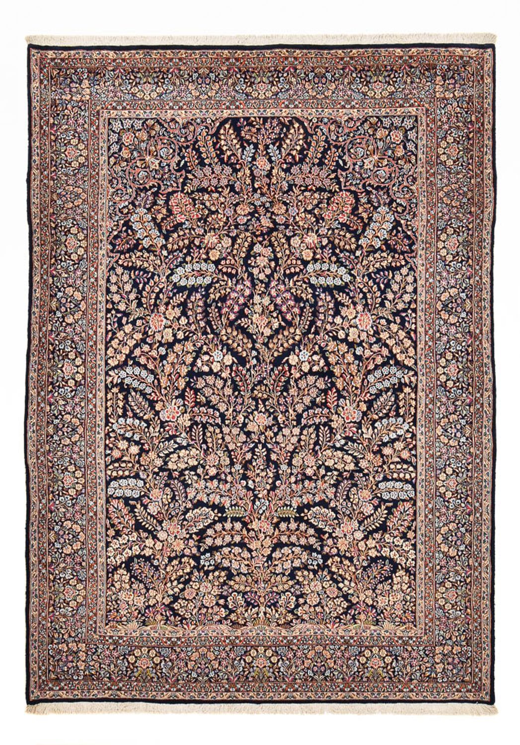 Tapis persan - Classique - 302 x 206 cm - bleu foncé