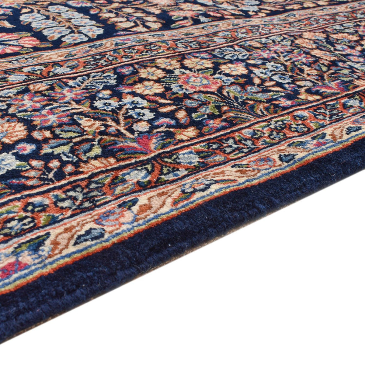 Tapis persan - Classique - 302 x 206 cm - bleu foncé