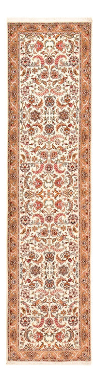 Tapis de couloir Tapis persan - Tabriz - Premium - 317 x 72 cm - beige