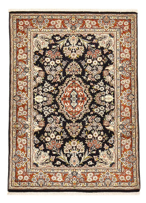 Tapis persan - Nain - 135 x 90 cm - bleu foncé