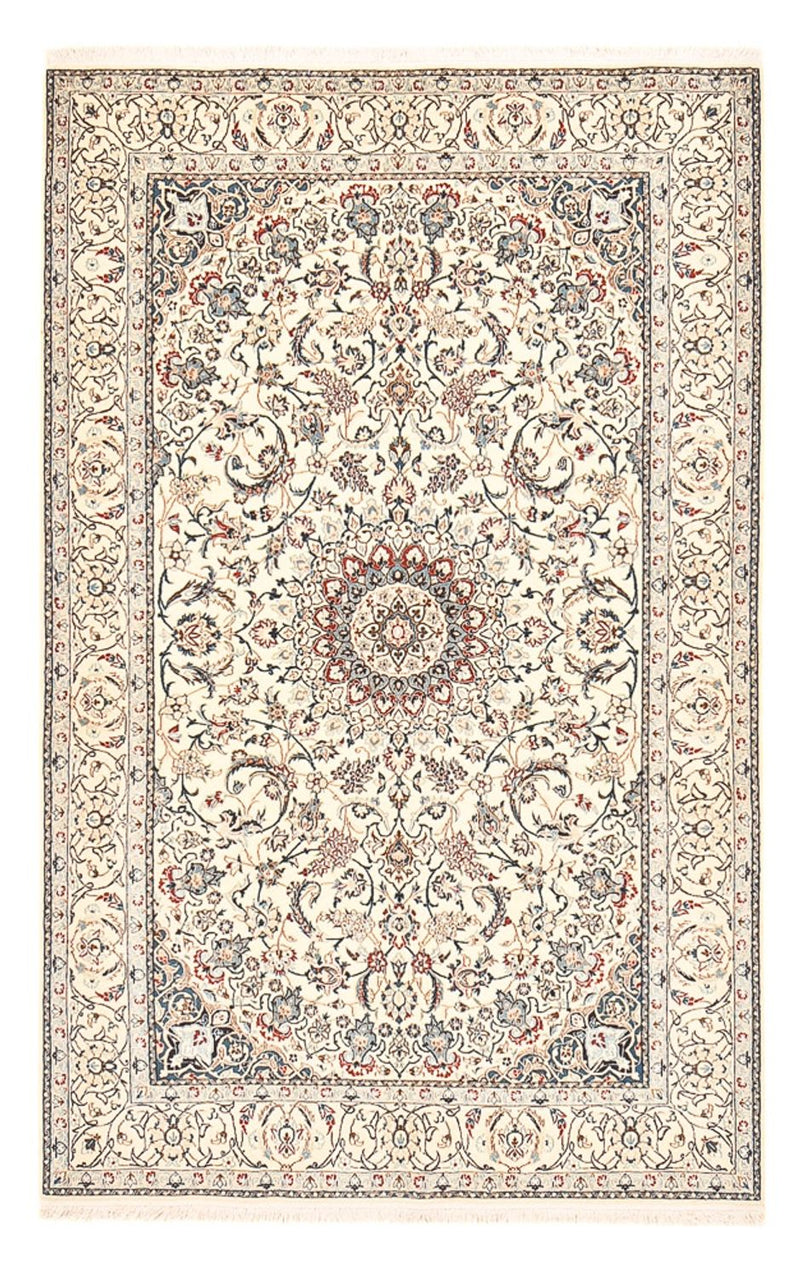 Tapis persan - Nain - Premium - 206 x 130 cm - beige