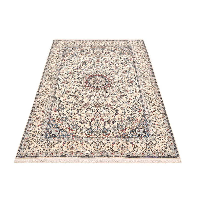 Tapis persan - Nain - Premium - 206 x 130 cm - beige