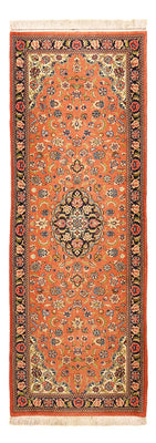 Tapis de couloir Tapis persan - Ghom - 195 x 71 cm - orange