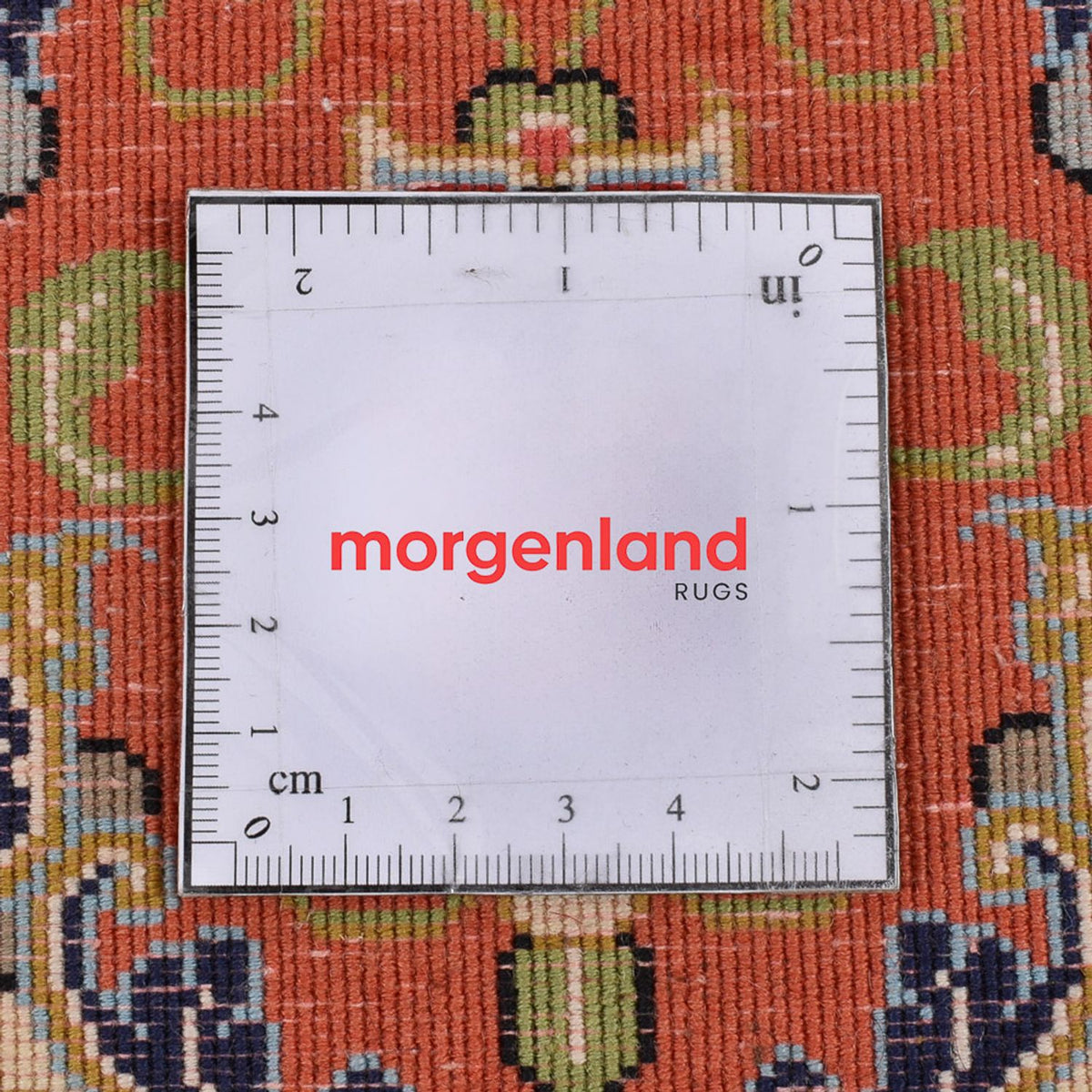 Tapis de couloir Tapis persan - Ghom - 195 x 71 cm - orange