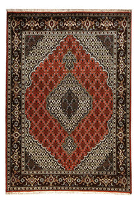 Tapis persan - Tabriz - Royal - 210 x 150 cm - rouge