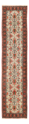 Tapis de couloir Tapis persan - Bidjar - 405 x 95 cm - beige foncé