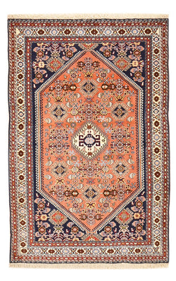 Tapis Gabbeh - Persan Kashkuli - 152 x 100 cm - rouge clair