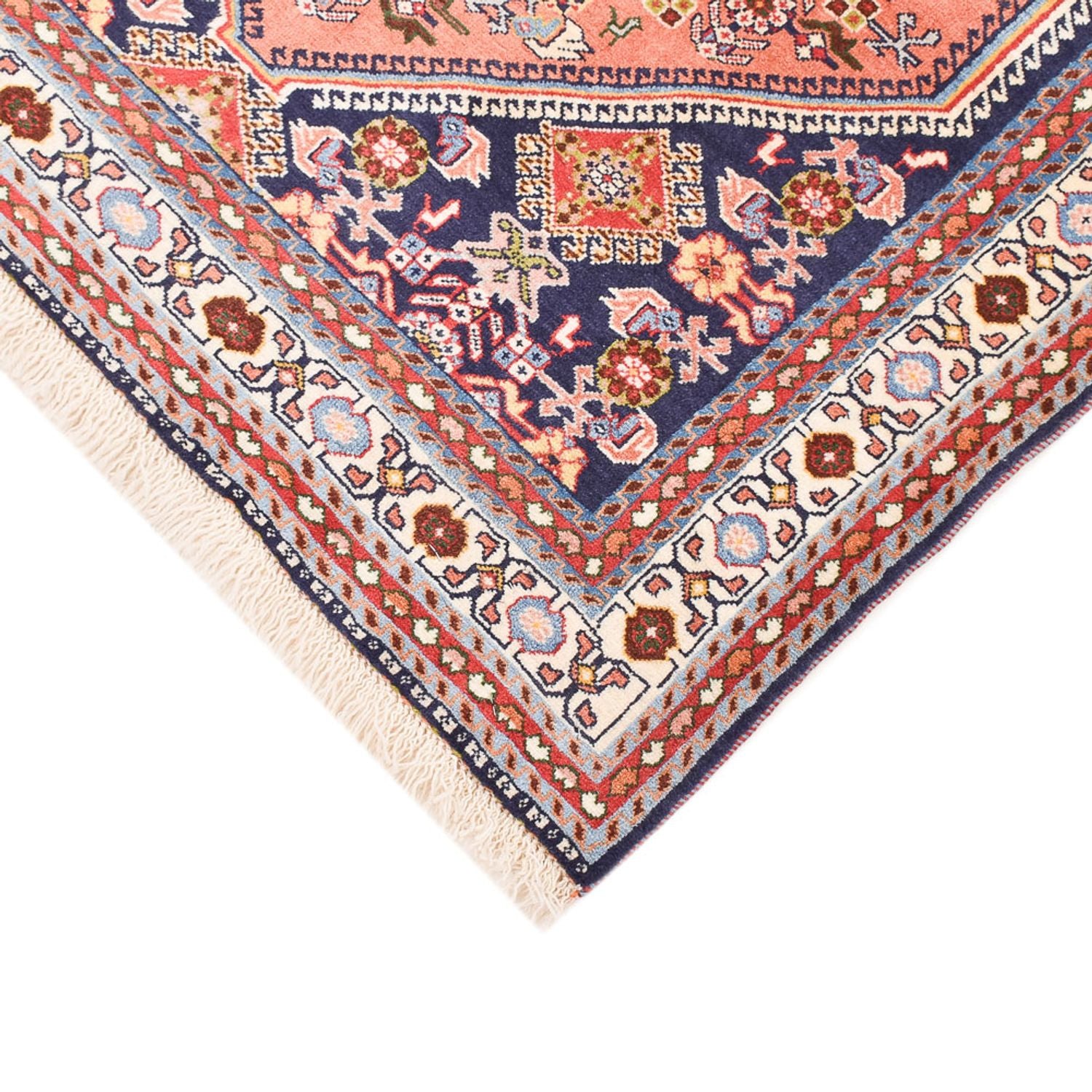 Tapis Gabbeh - Persan Kashkuli - 152 x 100 cm - rouge clair