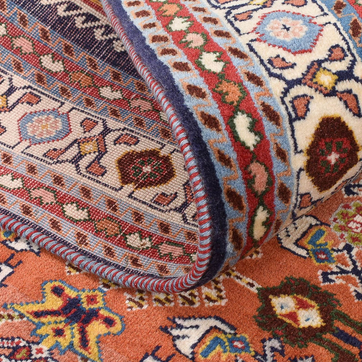 Tapis Gabbeh - Persan Kashkuli - 152 x 100 cm - rouge clair