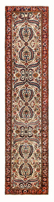 Tapis de couloir Tapis persan - Nomadic - 345 x 77 cm - beige foncé