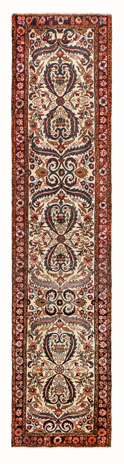 Tapis de couloir Tapis persan - Nomadic - 345 x 77 cm - beige foncé