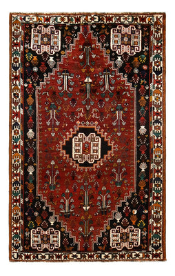 Tapis persan - Nomadic - 252 x 160 cm - rouge foncé
