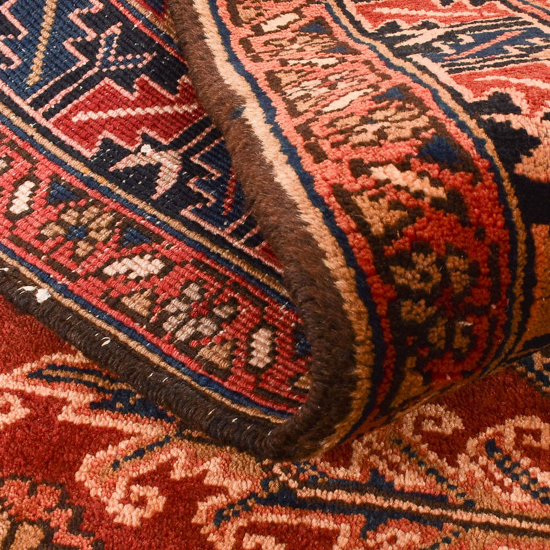 Tapis de couloir Tapis persan - Nomadic - 340 x 114 cm - rouge