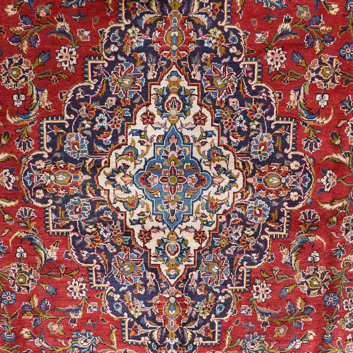 Tapis persan - Keshan - 536 x 292 cm - rouge