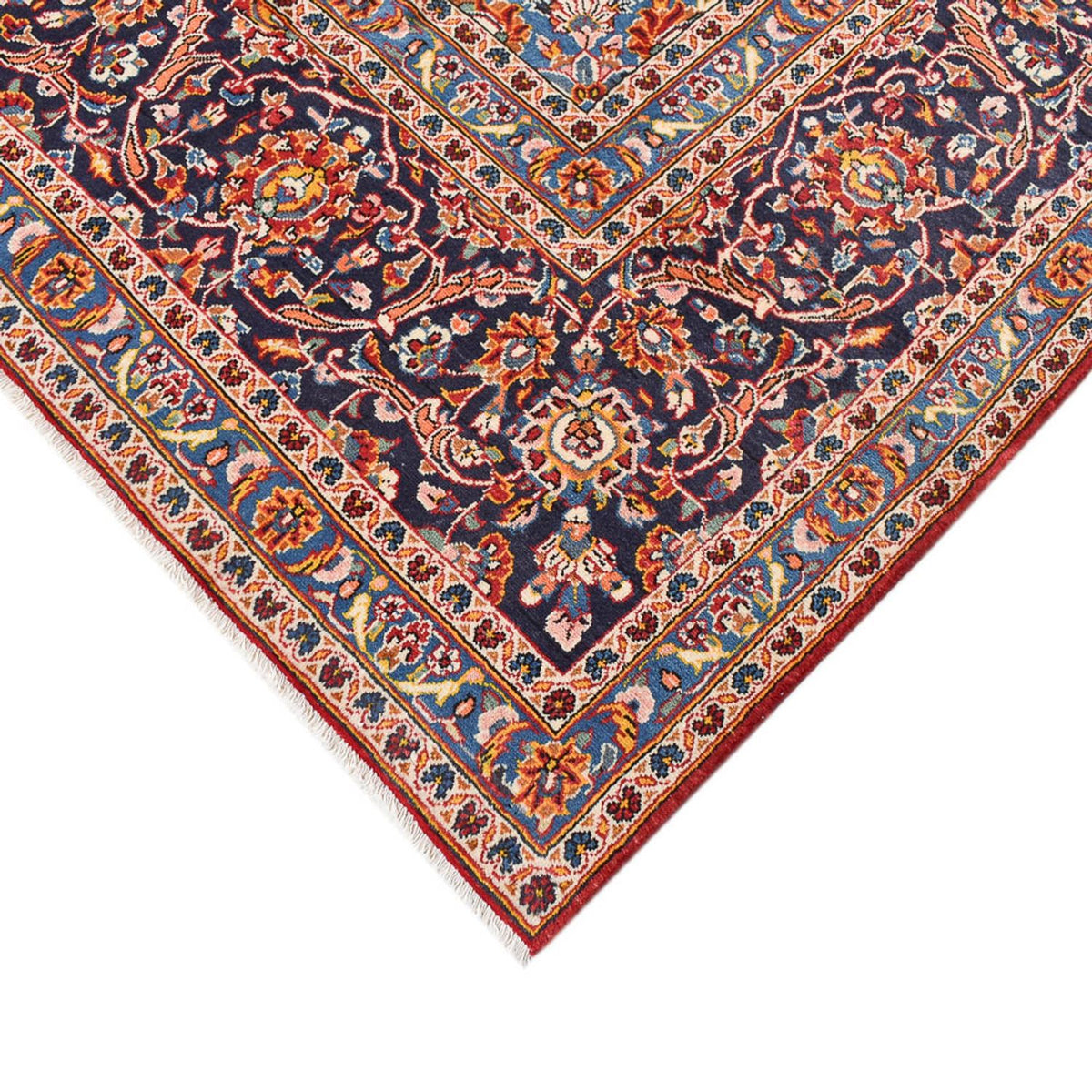 Tapis persan - Keshan - 536 x 292 cm - rouge