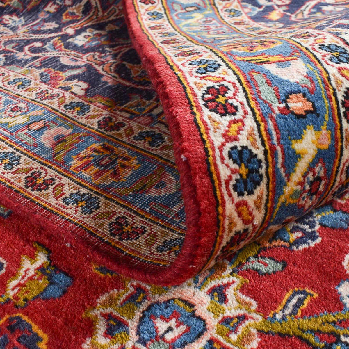 Tapis persan - Keshan - 536 x 292 cm - rouge