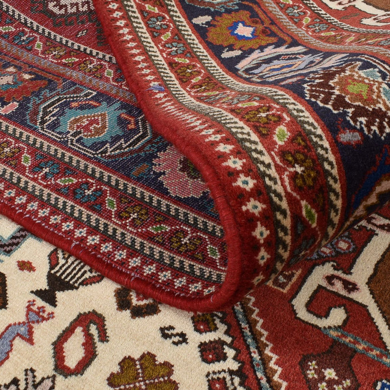 Tapis Gabbeh - Persan Kashkuli - 302 x 208 cm - beige