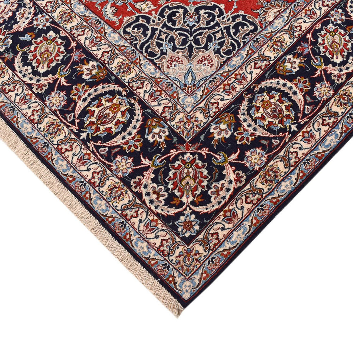 Tapis persan - Isfahan - Premium - 300 x 200 cm - rouge