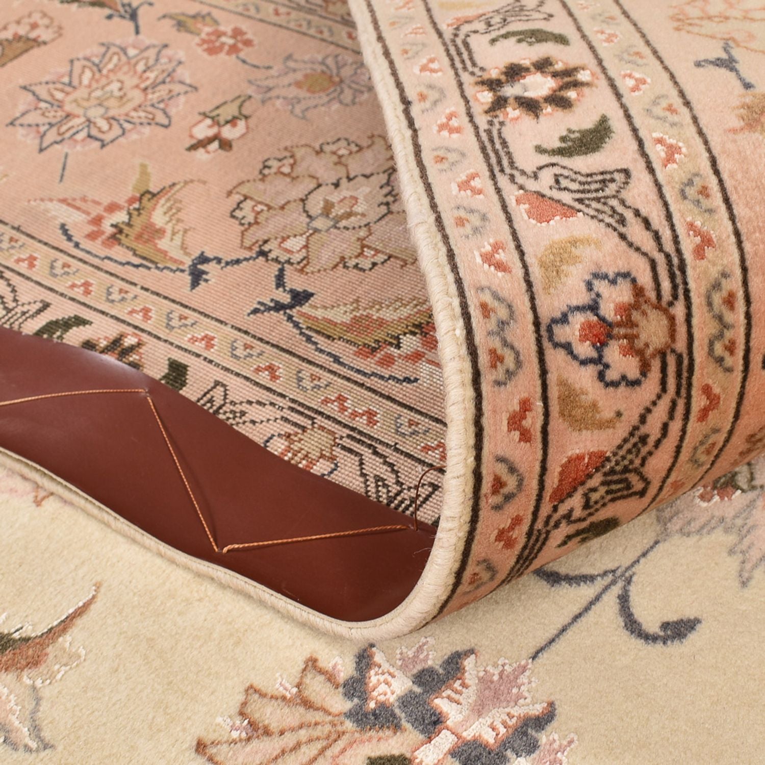 Tapis persan - Keshan - 305 x 203 cm - beige