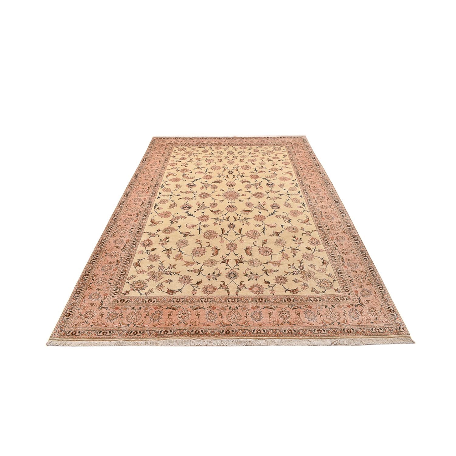 Tapis persan - Keshan - 305 x 203 cm - beige