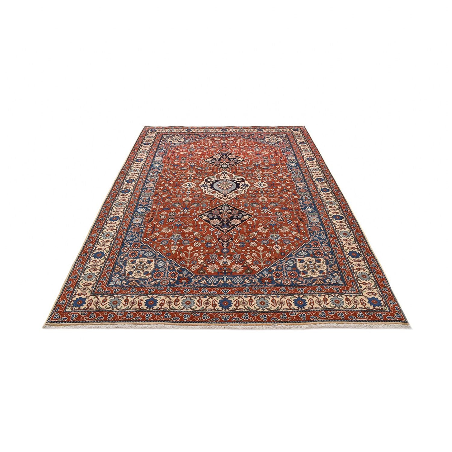 Tapis persan - Tabriz - 290 x 198 cm - rouge