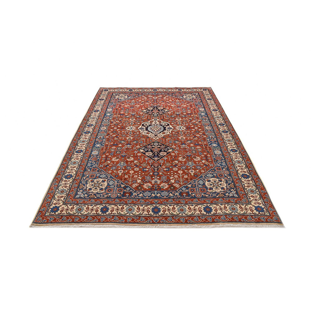 Tapis persan - Tabriz - 290 x 198 cm - rouge
