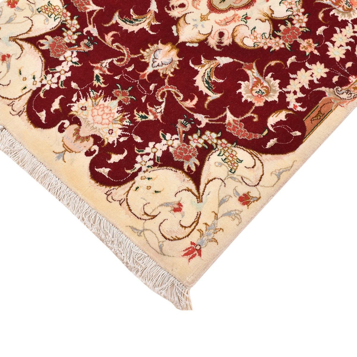 Tapis persan - Tabriz - Royal - 90 x 60 cm - rouge
